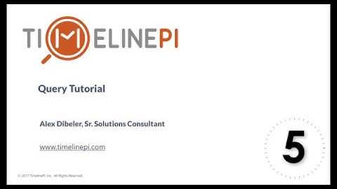 TimelinePI Query Tutorial