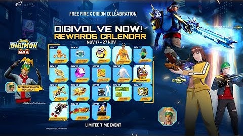 FREE FIRE X Digimon Adventure 2025 😍| FF NEW EVENT | FREE FIRE NEW EVENT | FF NEW EVENT TODAY