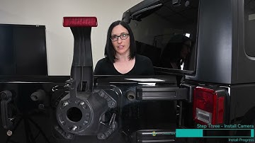 Echomaster Jeep Wrangler JK Rear Camera Kit Install (PCAM-JP3)