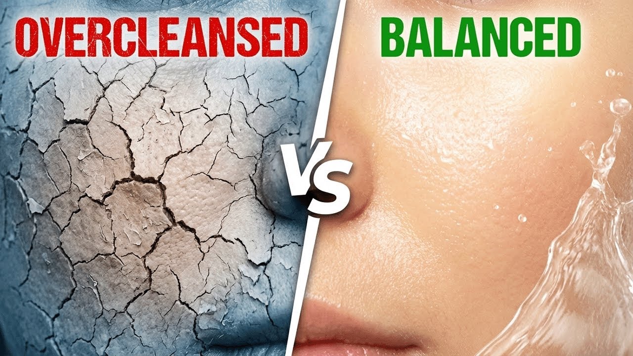 Stop Overcleansing! 🛑 Why Your Routine is Ruining Your Skin