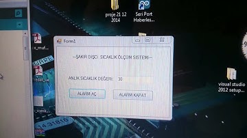 sıcalık ölçüm sistemi c# arduıno haberleşmesi
