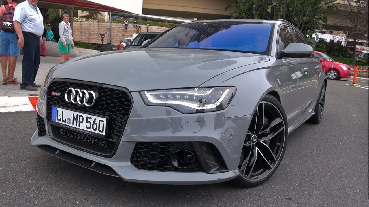 An audi rs6 in nardo grey...