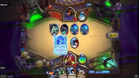 Curse of Naxxramas Gameplay - Rogue vs Maexxna