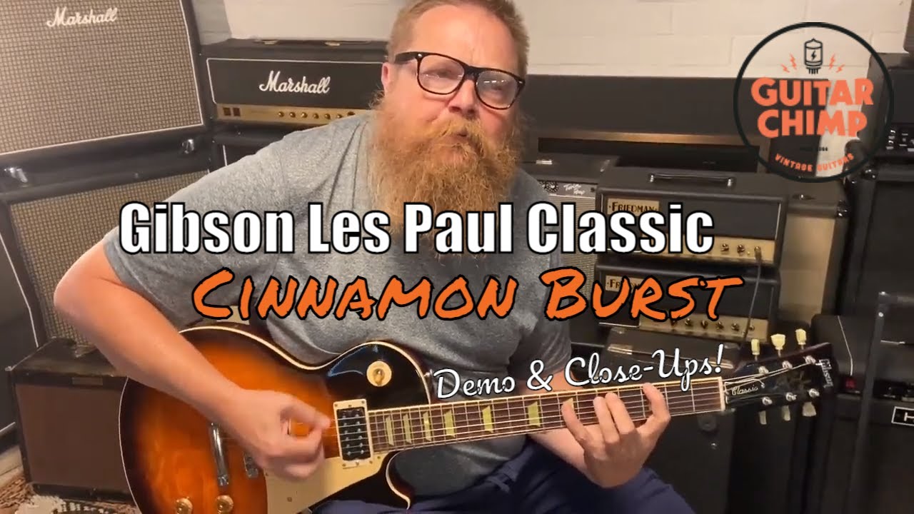 2000 Gibson Les Paul Classic Cinnamon Burst - YouTube