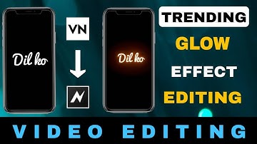 glow effect video Editing | lyrics status | Glowing lyrics | vn video Editing | Node video Editing