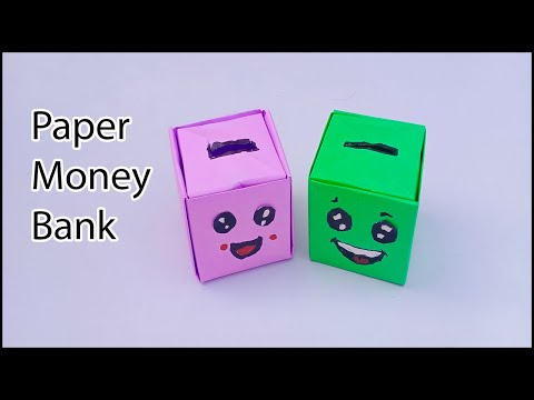 Origami Money Bank || Cute Money Bank From Paper || how to make money saving box || STA Crafts