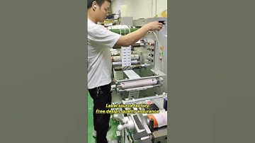 How to Label factory process? #label #stickers #customprinting #customlabels #privatelabel #fyp