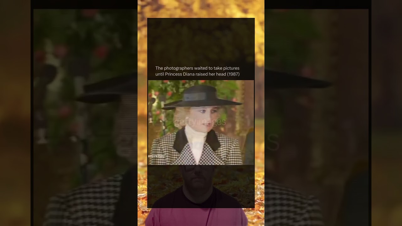 Фотографы ждали, пока принцесса Диана поднимет голову, чтобы сделать снимки (1987)