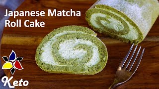 Japanese Matcha Roll Cake