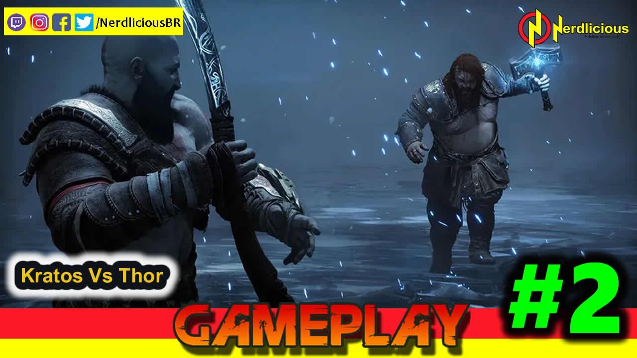 God of War 4 - Thor vs Kratos (Final secreto/Secret Ending) 