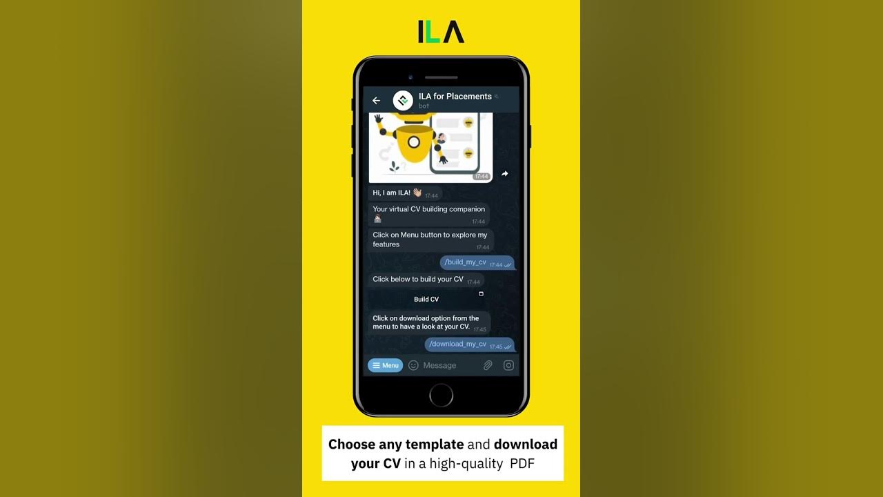FOR THE FIRST TIME EVER IN THE WORLD Now Make Your CV On TELEGRAM In for-the-first-time-ever-in-the-world-now-make-your-cv-on-telegram-in
