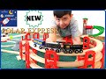 Johny Unboxes New Wooden Polar Express Train Toy & Builds Giant Wooden Track Layout