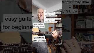 Video thumbnail of "Something (The Beatles) - easy acoustic guitar"