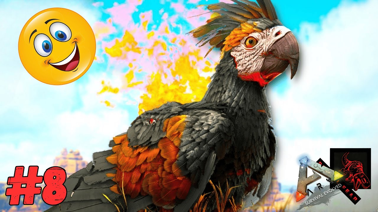 Day 8 | I Tamed A Cute Parrots 😍😍😍 ARK Primal Fear - YouTube