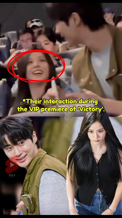 Jisoo smiles after interacting with BYEON WOO SEOK 👀 #jisoo #byeonwooseok #blackpink