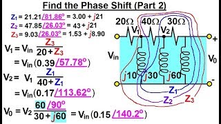 electrical engineering: ch 10 alternating voltages & phasors (82 of 82) phs shft=? v1, v2, v0=? (2)