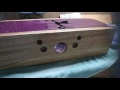 Purpleheart Wood SHELLAC POLISHING TO A MIRROR LIKE FINISH (Tongue drum) Part 3 OF 3 Purpleheart Wood SHELLAC POLISHING TO A MIRROR LIKE FINISH (Tongue drum) Part 3 OF 3