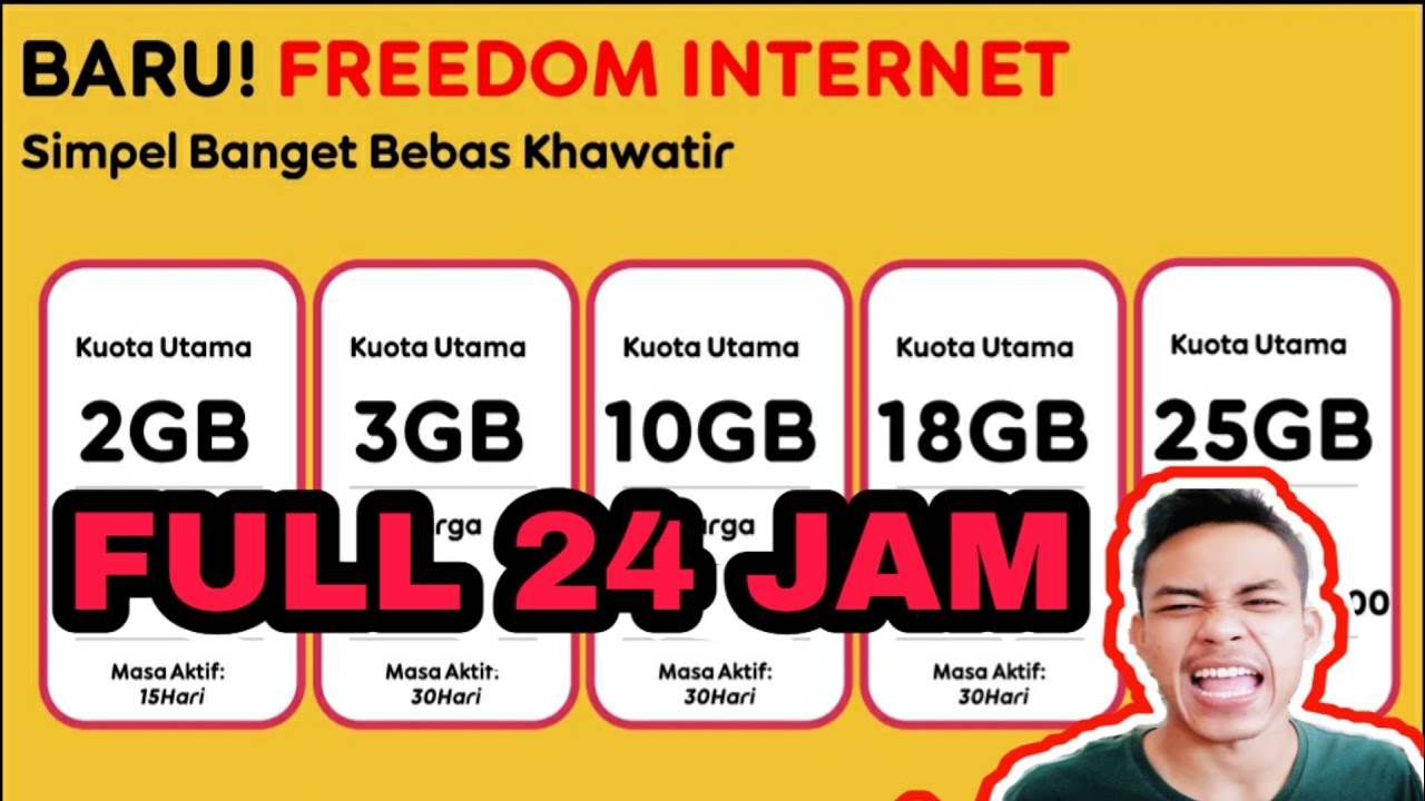 Keterangan Lengkap Paket Terbaru Freedom Internet Indosat 2019 - YouTube