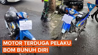 Penampakan Motor Terduga Pelaku Ledakan Bom Bunuh Diri di Polsek Astanaanyar