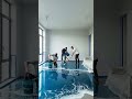 This epoxy ocean is unreal 🌊 #epoxy #flooring #luxury