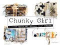 My chunky girl  mixed media art journal flip through