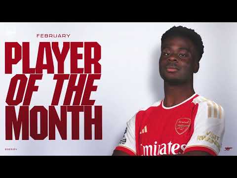 PLAYER OF THE MONTH | The best of Bukayo Saka | Feb, 2024