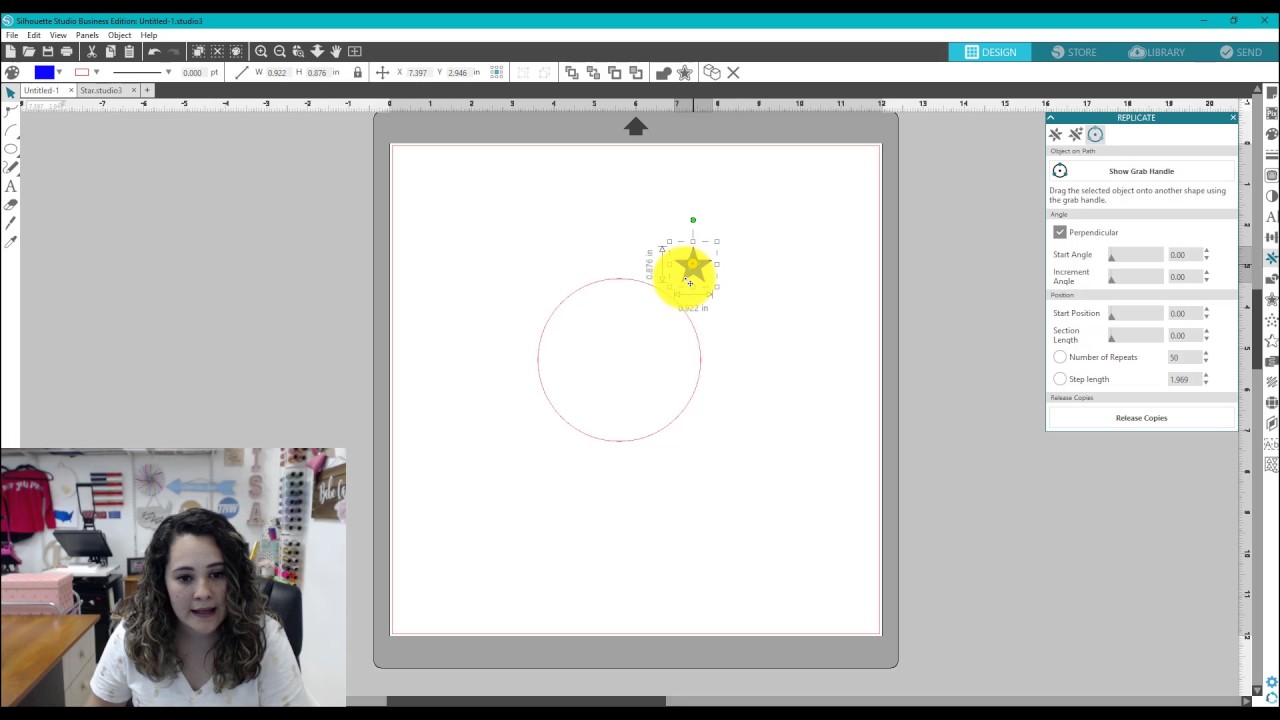 Creating a Circle Frame in Silhouette Studio with Basic Tools 