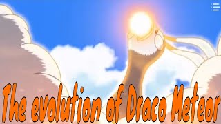 The evolution of Draco Meteor 🎆🎆🎆🎆 in the Pokémon anime