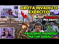 GROTA INVADIU O EXÉRCITO E PAULINHO DEU ORDEM PRA ABATER!