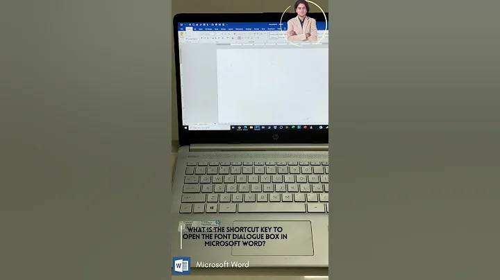 What is the shortcut key to open the font dialogue box in Microsoft word? #shorts