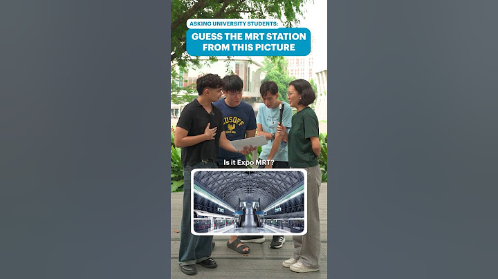 Guess The MRT Stations By The Photo #singapore #train