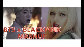 BTS x BLACKPINK - FIRE PLAYING WITH FIRE (Mashup)