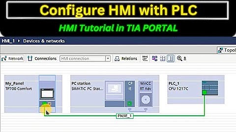 How to Connect HMI with PLC in TIA Portal | HMI Tutorial