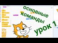 основные команды в scratch! урок программирования в scratch!