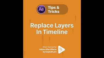 Tips&Tricks: Replace Layers in After Effects #shorts