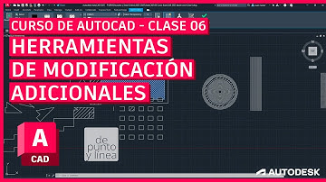 CLASE 6 - Comandos de modificación parte 2 en AutoCAD // Curso de AutoCAD 2025 para principiantes