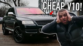 CHEAP V10! I BOUGHT A HIGH MILEAGE VW TOUAREG!