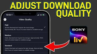 How to Adjust Streaming Quality in SonyLiv App in Smartphone screenshot 5