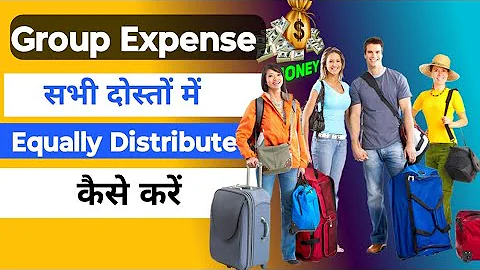 Group shared expense Calculator | How to split Group Expenses