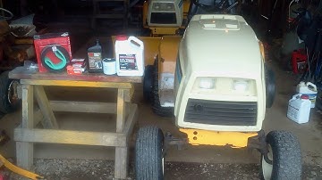 Maintenance On A 1995 Cub Cadet 1641