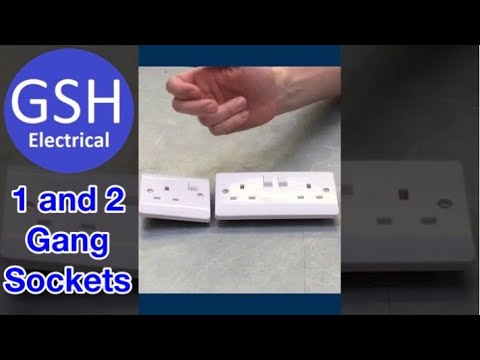 Vídeo: Qual é a diferença entre 1 gang e 2 gang sockets?