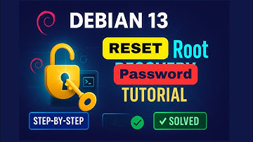 Reset Debian 13 Root Password Step by Step - Linux guide
