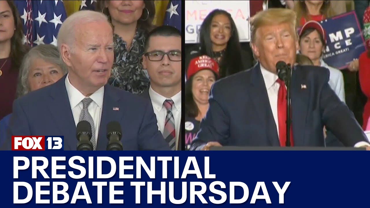 First 2024 presidential debate happening Thursday | FOX 13 Seattle ...