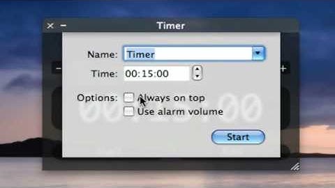 Alarm Clock for your Mac.
