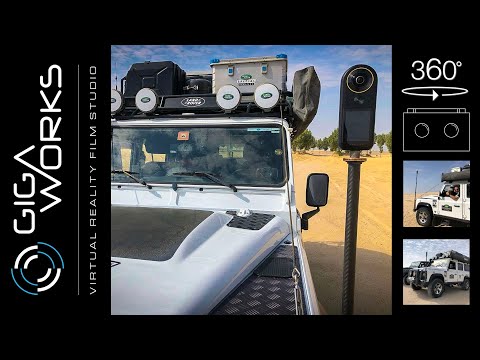 8K 360 Video Desert Drive in Dubai