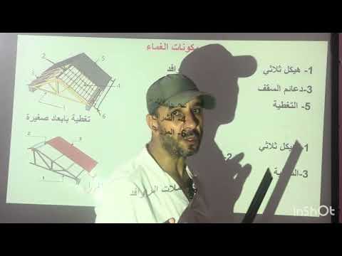 المنشات العلوية الغماء السطوح الجدران الفتحات المدارج
