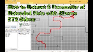 How to Extract S Parameter of Extended Nets with SIwave SYZ Solver