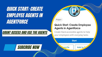 Grant Access and Use the Agents Quick Start: Create Employee Agents in Agentforce #salesforce