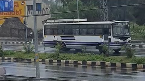 A.P.S.RTC Bus rain status # by Telugu carwala five