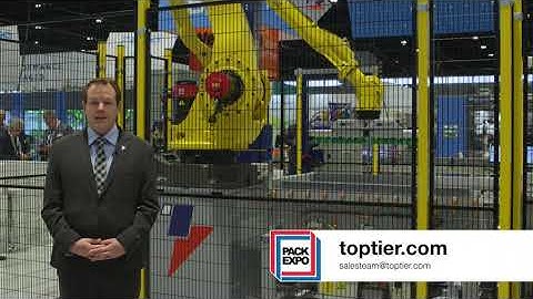 Robotier Robotic Palletizer Cells from TopTier palletizers